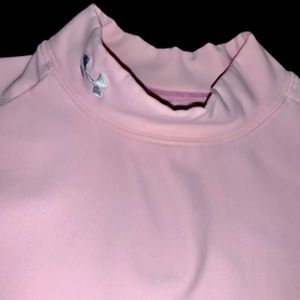 Under Armour light pink Coldgear turtleneck women’s shirt size LARGE L